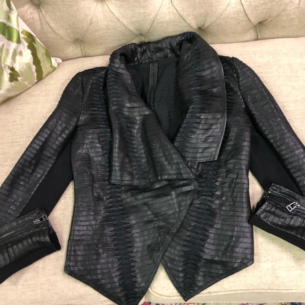 Blank nyc  pleather jacket